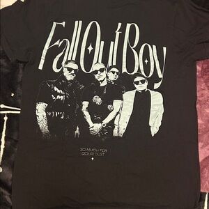 Fall Out Boy Black Graphic T-Shirt